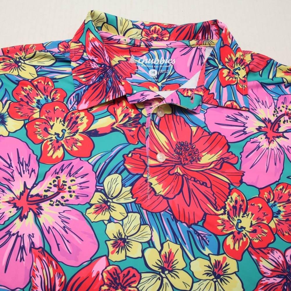 Chubbies Floral Polo Shirt - Multicolor